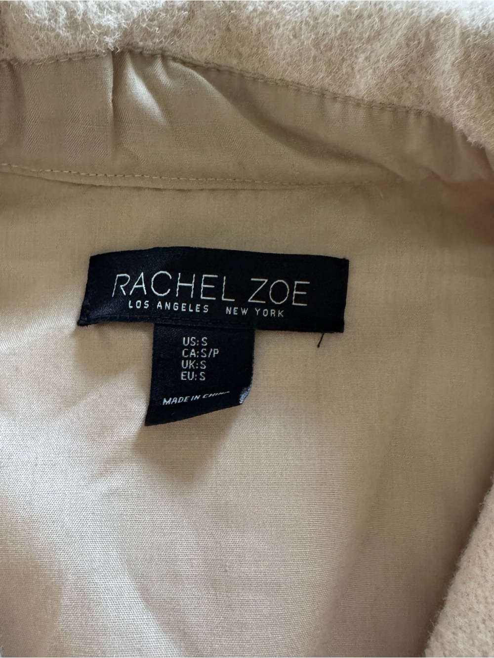 Cream Shacket Jacket - Picture 2 of 3